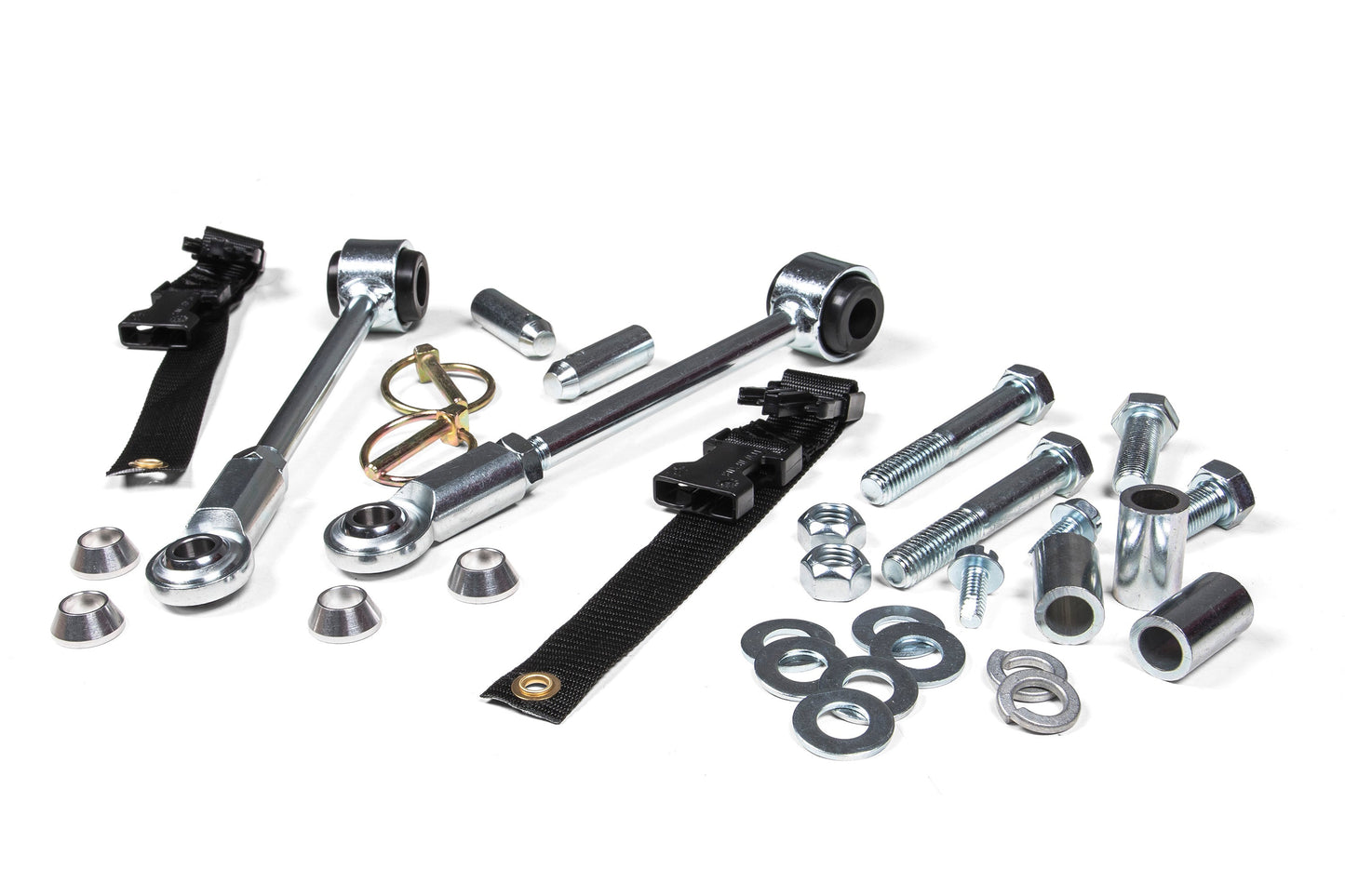 Front Sway Bar Disconnects Jeep Wrangler JL 18-25, Gladiator JT 20-25 by Zone Offroad